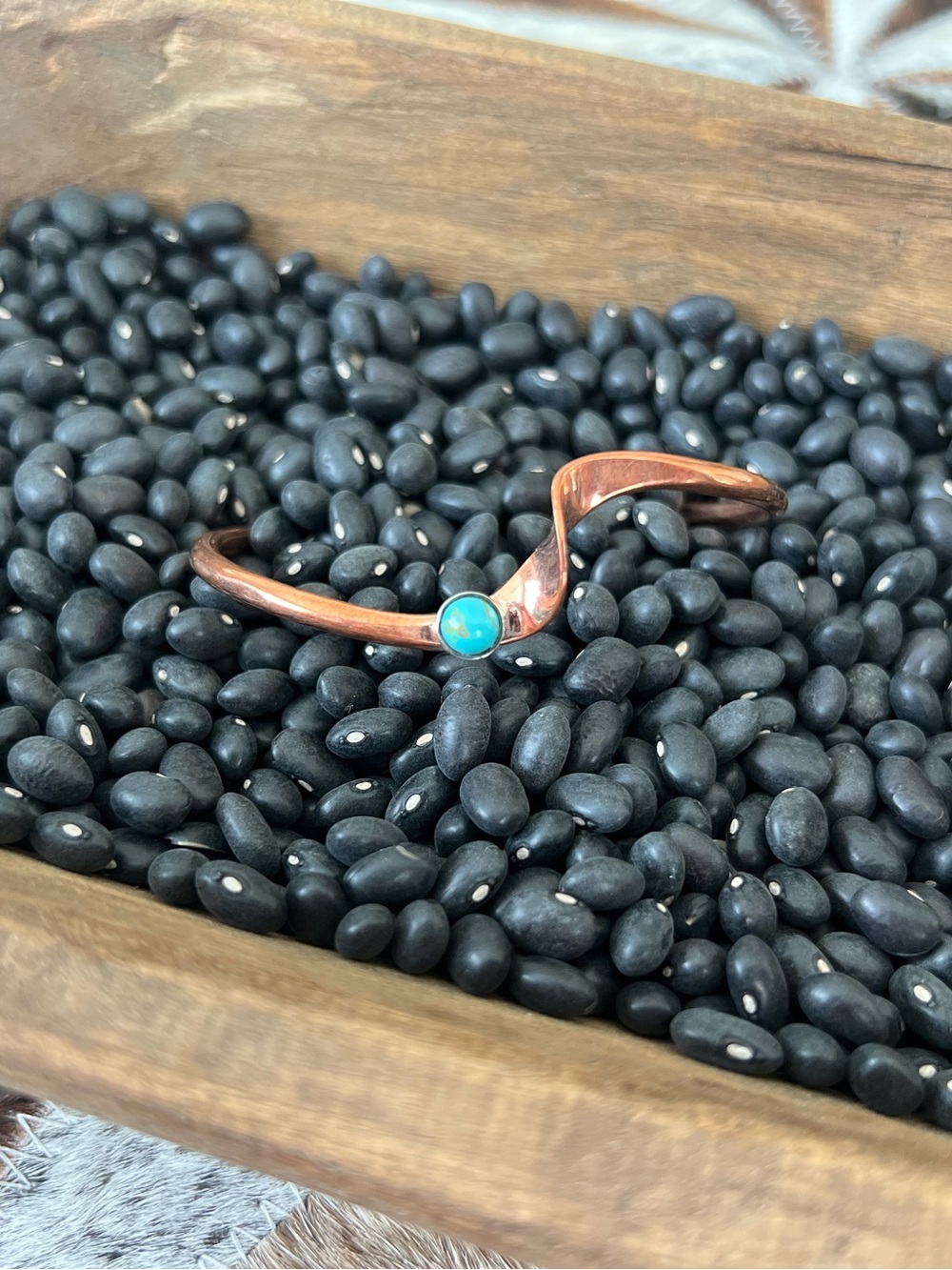 Turquoise Copper Cuff Bracelet